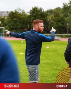 Benny Hoppe beim DFB- Lehrgang
